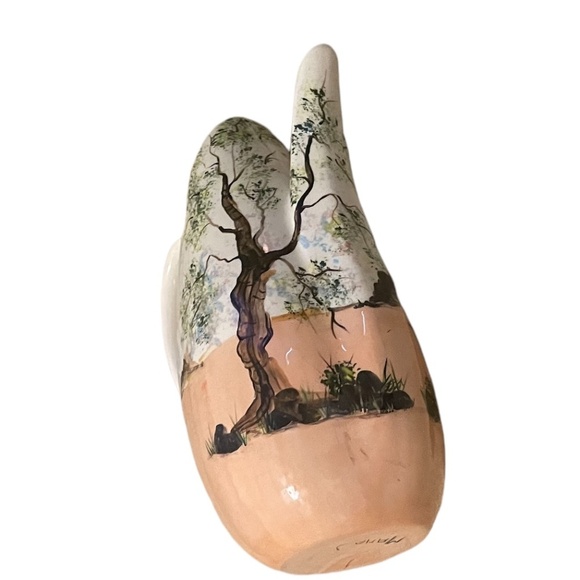 Vintage Pair Of MAMA. S Hand Painted Ceramic Jug - Picture 6 of 12